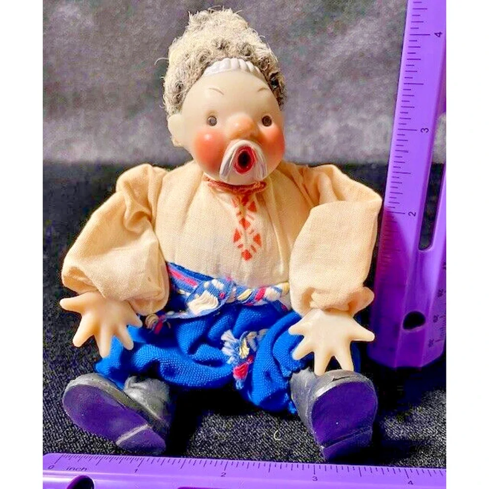 Nikolai Gogol Chub Doll Russian Dancing Cossack Russian Vintage - Picture 5 of 5